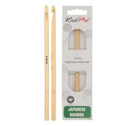 KnitPro Bamboo Single Ended Crochet Hook | 6.00mm