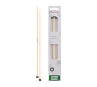 KnitPro Jacket Knitting Needles, Bamboo, Brown, 3mm