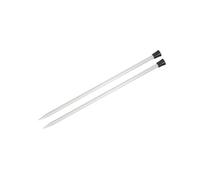 KnitPro Basix Alumin. Sing.-Point. Needle 25cm 3.00mm - 3pcs