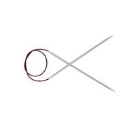 KnitPro Basix Aluminium Circular Needle 150cm 3.75mm - 3pcs, Grey