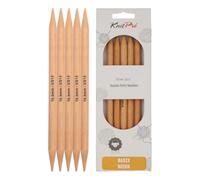 KnitPro Basix Beech Double Pointed Needles 8" (20cm) | 10.00mm