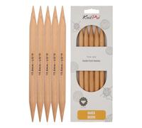 KnitPro Basix Beech Double Pointed Needles 8" (20cm) | 15.00mm