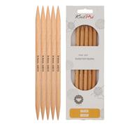 KnitPro Basix Beech Double Pointed Needles 8" (20cm) | 9.00mm
