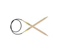 KnitPro Basix Beech Fixed Circular Needles 24" (60cm) | 4.50mm