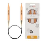 KnitPro Circular Knitting Needles Basix Fixed 100 cm (15 mm) Birch