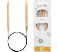 KnitPro Basix Beech Knitting Pins Circular Fixed 100cm x 10.00mm