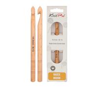 KnitPro Basix Beech Single Ended Crochet Hook | 10.00mm