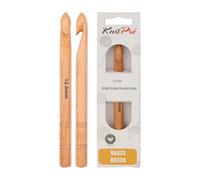 KnitPro Basix Beech Single Ended Crochet Hook | 12.00mm