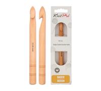 KnitPro Basix Beech Single Ended Crochet Hook | 18.00mm