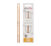 KnitPro Basix Beech Single Ended Crochet Hook | 3.25mm