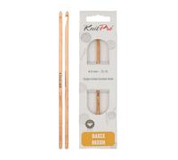 KnitPro Basix Beech Single Ended Crochet Hook | 4.00mm