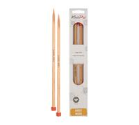 KnitPro Single Pointed Needles Basix Beech 16" (40cm) – 7.00 mm