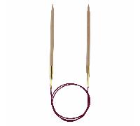 KnitPro Basix Birch: Knitting Pins: Circular: Fixed: 60cm x 10.00mm