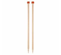 Knitpro Basix Birch: Knitting Pins: Single-Ended: 25cm x 15.00mm