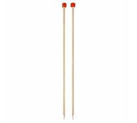 KnitPro Basix Birch: Knitting Pins: Single-Ended: 25cm x 8.00mm
