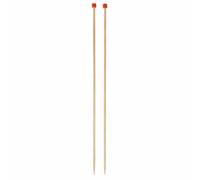 KnitPro Basix Birch: Knitting Pins: Single-Ended: 30cm x 4.50mm