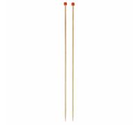 KnitPro Basix Birch: Knitting Pins: Single-Ended: 30cm x 5.00mm