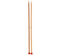 KnitPro Single Pointed Needles Basix KP35247 30 cm 6.5 mm Birch Brown