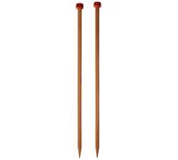 KnitPro Basix Beech Single Pointed Needles 12" (30cm) | 8.00mm