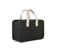 KnitPro Bloom Doctor Handmade Bag for Storing Accessories, Blue, 27.5 x 18.5 x 10cm