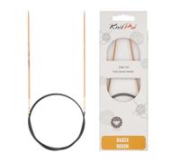 KNITPRO Circular Knitting Pins - Basix Birch, 2.00mm, 40cm, Birch Wood, Multi-colour