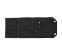 KnitPro Coal Assorted Knitting Needle Case - for Double-Pointed Needles, Interchangeable Needle Tips, Cables and Accessories, Suede, 25 x 18 x 2cm - 1 Piece