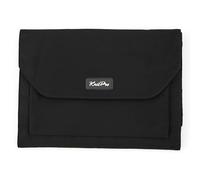 KnitPro Coal Circular Knitting Needle Case - Tangle-Free Case for Circular Knitting Needles, Suede, 22.5 x 18 x 2cm - 1 Piece, Black