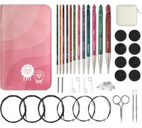KnitPro Crochet Hook Dreamz Tunisian (Afghan) Grande Set (3.50-8.00mm)