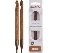KnitPro Crochet Hook Ginger Tunisian 10.00mm N/15 (Single Ended)