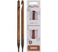 KnitPro Crochet Hook Ginger Tunisian 8.00mm L/11 (Single Ended)