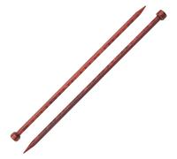 KnitPro Cubics Wood 30cm 12" Straight / Single Pointed Square Knitting Needles