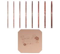 KnitPro Symfonie Rose Wood Single Ended Crochet Hook Set