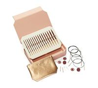 KnitPro Symfonie Wood Rose Interchangeable Circular Knitting Needle Deluxe Set