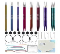 KnitPro Zing Melodies of Life Interchangeable Circular Knitting Needle Gift Set 3.5-8mm (8 Sizes)