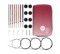 KnitPro Dreamz Deluxe Afghan/Tunisian Crochet Hook Set | 8 Sizes (3.5mm to 8mm)