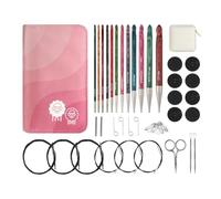 KnitPro Dreamz Grande Afghan/Tunisian Crochet Hook Set | 12 Sizes (3.5mm to 12mm)