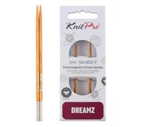KnitPro Dreamz Interchangeable Knitting Needle Tip - Tapered Tips, for all Types of Yarn, 13cm x 3.00mm - 2 Pieces