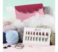 KnitPro Dreamz Mini Interchangeable Circular Needle Set (5cm) 8 Sizes (3mm-6mm)