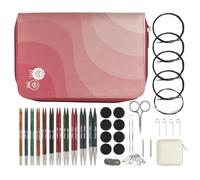 KnitPro Dreamz Interchangeable Needle Set - 11 x 13cm Circular Knitting Pin Pairs with Accessories Dreamz Regal Set, Colour Coded for Beginners, Professionals & Gift Set