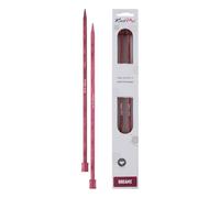 KnitPro Single-Pointed Needle-Tapered Tips, for Circular Knitting with All Types of Yarn, Pink, 35cm x 6mm