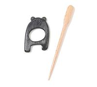 KnitPro Flora Shawl pin Lazy Bear - 3pcs, Symfonie