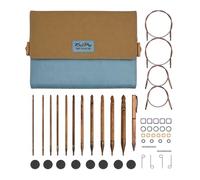 KnitPro Ginger Tunisian Crochet Hook Set 3.5-12mm (11 Sizes)