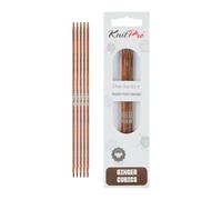 KnitPro Ginger Cubics Double Pointed Needles 15cm (6") - 2.75mm US 2