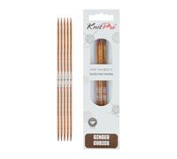 KnitPro Ginger Cubics Double Pointed Needles 15cm (6") - 3.00mm US 2.5