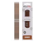 KnitPro Ginger Double Pointed Needles 6" (15cm) | 4.00mm