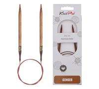 KnitPro Ginger Fixed Circular Needles 24" (60cm) | 4.50mm