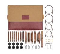 KnitPro Ginger Grande Interchangeable Knitting Needle Set 3.25-12mm (13 Sizes, 10cm Tips)