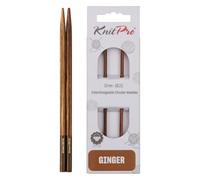 KnitPro Ginger Interchangeable Circular Needles 4" (10cm) | 3.00mm
