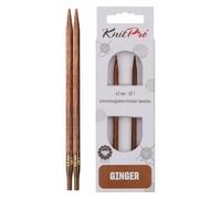 KnitPro Interchangeable Circular Needles Ginger 4" (10 cm) 4.50mm Multicolor