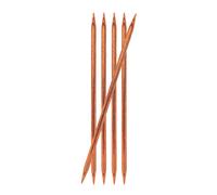 KnitPro Ginger: Knitting Pins: Double-Ended: 15cm x 6.00mm: Set of 5 KnitPro Multicolor